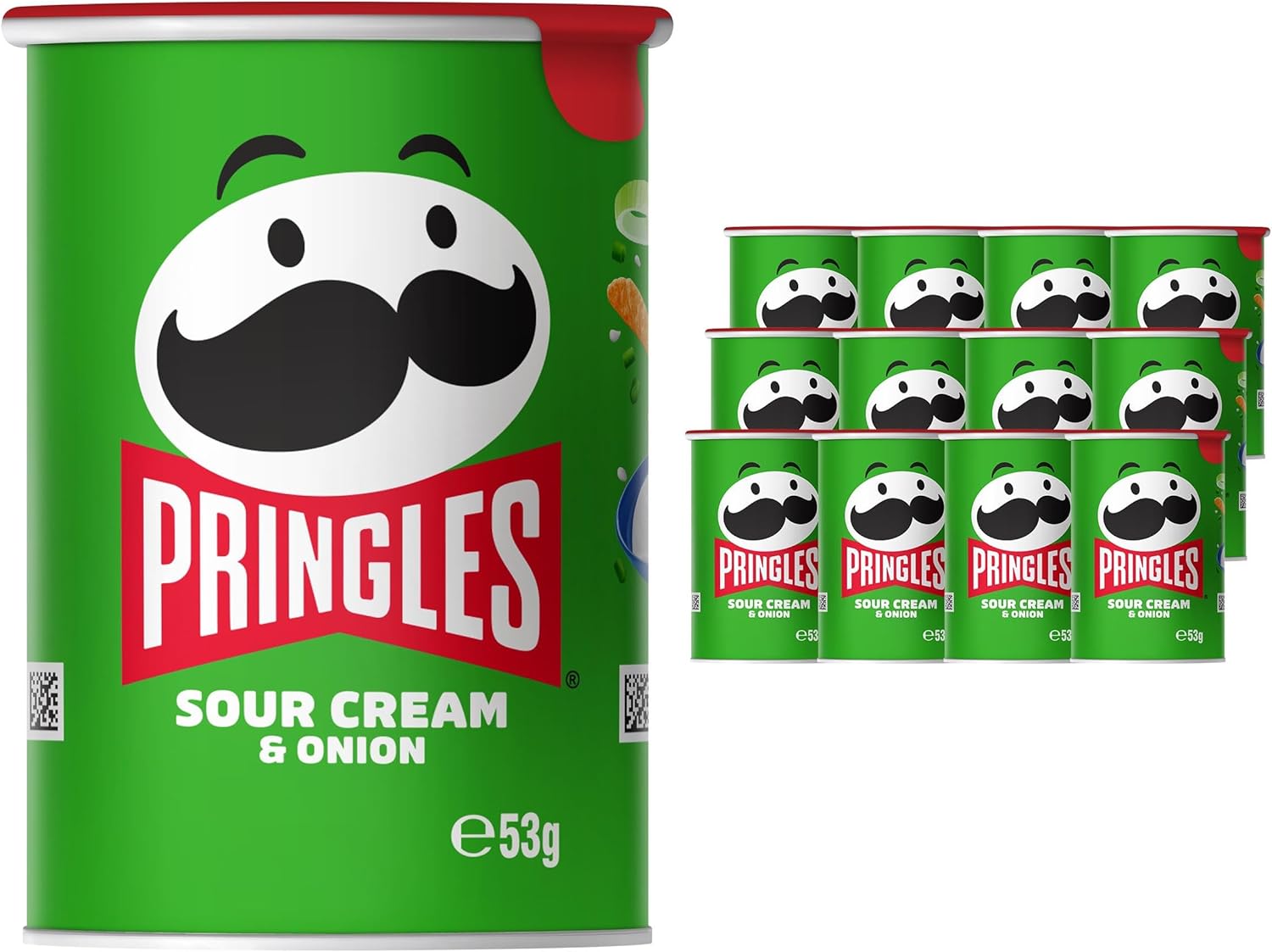 Pringles Sour Cream and Onion Minis Chips 53g - 12-piece set