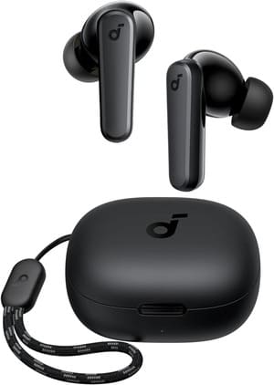 Soundcore by Anker P20i True Wireless Earbuds, 10mm Drivers with Big Bass, Bluetooth 5.3, 30H Long Playtime, Water-Resistant, 2 Mics for AI Clear Calls, 22 Preset EQs, Customization via App (Black)
